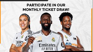 Take part in our October ticket draw for Members and Madridistas Premium!