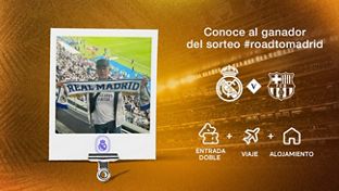 ¡Conoce al ganador del sorteo #roadtomadrid!