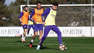 Último treino antes de visitar o Arandina na Taça