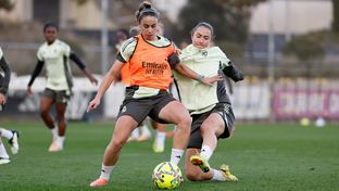 Último entrenamiento antes del Clásico