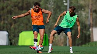 El Real Madrid se está entrenando