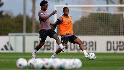 El equipo se está entrenando