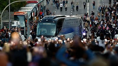 Así fue la llegada del Real Madrid al Bernabéu