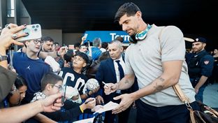 Así fue la llegada del Real Madrid a Roma