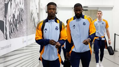 Así fue la llegada del Real Madrid al Santiago Bernabéu