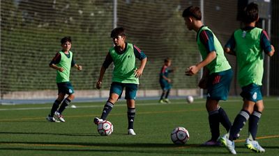 Primer día de pretemporada para el Alevín B y el Alevín C