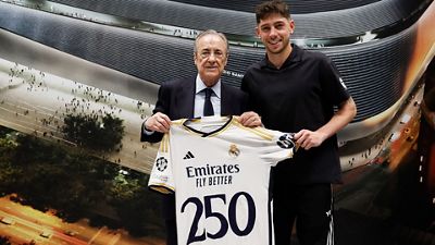 Valverde, 250 partidos con el Real Madrid