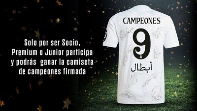 ¡Gana la camiseta firmada de Campeones del mundo firmada por los jugadores!