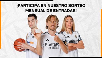 ¡Participa en nuestro sorteo de entradas de febrero para Socios y Madridistas Premium!