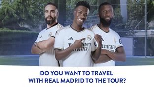 Do you want to go on tour with Real Madrid?
