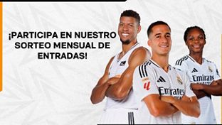 ¡Participa en nuestro sorteo de entradas de abril para Socios y Madridistas Premium!