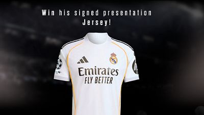 Take part to win a signed Carreras jersey!