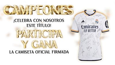 ¡Gana una camiseta firmada por los campeones de liga!